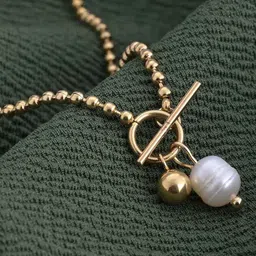 PALMONAS Gold-Plated Open Necklace image 2