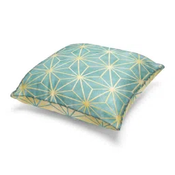 Bianca Suzane Beige & Mint Micro Fiber Reversible Printed Cushion Covers - Set of 3 image 4
