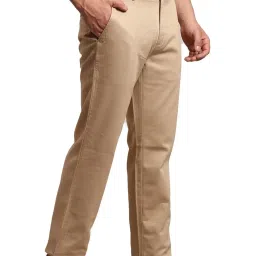 ColorPlus Brown  Regular Fit Trousers image 4