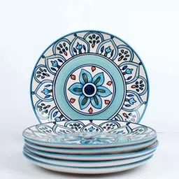 VarEesha Multicolor Ceramic 14 Pcs Dinner Set image 4