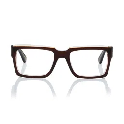 Shisen Fox Maroon Square Unisex Eye Frame image 2