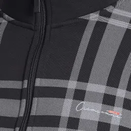 Crimsoune Club Black Regular Fit Check Sweatshirt image 4
