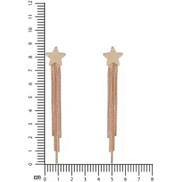 Aatmana Gold-Plated Star Shaped Dangler Earrings image 4