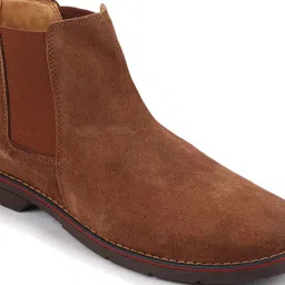 Fausto Men's Tan Chelsea Boots image 4