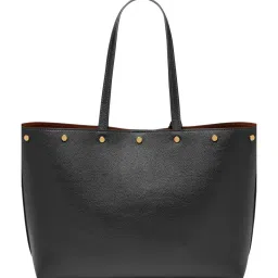 Fossil Jessie Black Medium Leather Tote Bag image 2