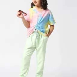 Pepe Jeans Kids Multicolor Tie Dye T-Shirt image 4