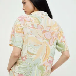 Ginger by Lifestyle Green Printed Shirt image 2