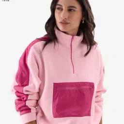 The Souled Store Pink Loose Sweatshirts & Hoodies-picture-29