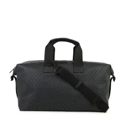 CALVIN KLEIN Black Logo Medium Duffle Bag-image-0