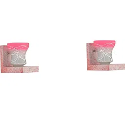 SOMIL Pink Glass Cylinder Printed Wall Lamps-picture-36