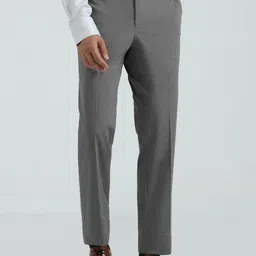 Blackberrys Men Textured Slim Fit Trousers-picture-22