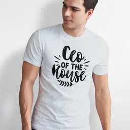 Seekbuylove Men Typography Printed T-shirt image 1