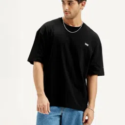 Levi's Black Cotton Regular Fit Printed T-Shirt-picture-30