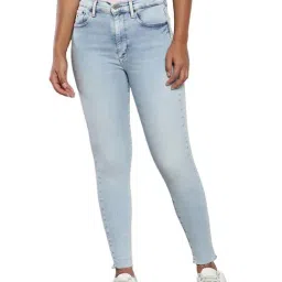TOMMY HILFIGER Blue Cotton Flared Fit High Rise Jeans-image-72