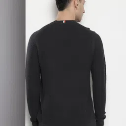 Tommy Hilfiger Pure Cotton Self-Design Pullover image 4