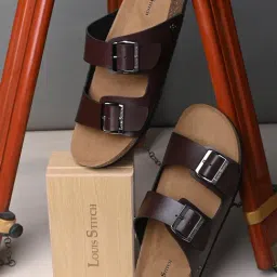 Louis Stitch Men's Brunette Brown Casual Sandals-picture-42