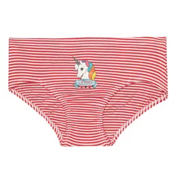 Bodycare Kids Girls Pack Of 3 Assorted Cotton Basic Briefs image 2