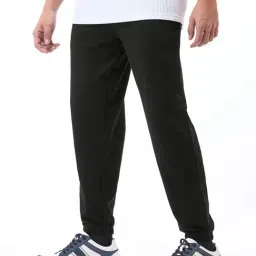 Bewakoof Men's Black Oversized Joggers-picture-34