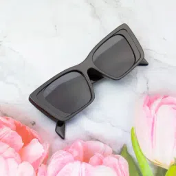 Ted Smith Grey Square UV Protection Unisex Sunglasses-picture-32