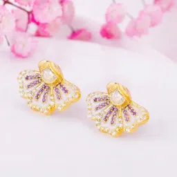 GIVA 925 Sterling Silver Bhumi Eyebright Stud Stud Earrings For Women-picture-14