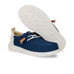 HEYDUDE Wally Craft Linen Men Woven Design Slip-On Sneakers image 3