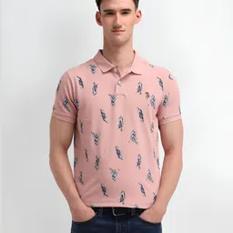 U.S. Polo Assn. Denim Co. Men Printed Polo Collar T-shirt image 1