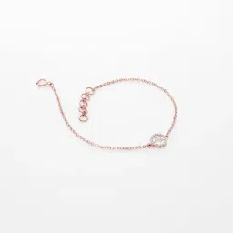 malabar gold and diamonds Malabar Gold & Diamonds 18k Rose Gold Chain Bracelet-picture-46