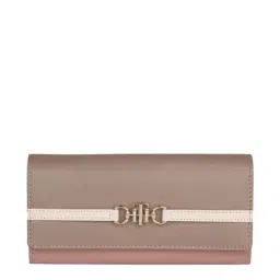 Tommy Hilfiger Angela Beige Solid Wallet for Women-image-1