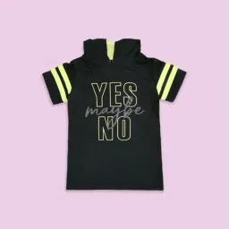 Pantaloons Junior Black Cotton Printed T-Shirt-image-50