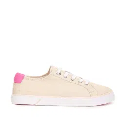 Tommy Hilfiger Women's Beige Casual Sneakers-image-13