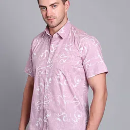 RARE CAMEL Men Slim Fit Printed Casual Shirt-image-56