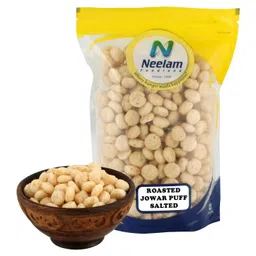Neelam Foodland Roasted JAWAR Puff Salted, 400g image 2