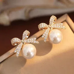 Krelin Gold-Plated Stainless Steel Classic Rhinestones Studs-picture-44