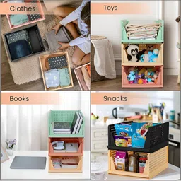 Aura Green 8 Pieces Reusable Wardrobe Organisers image 5