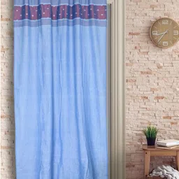 ArtEastri Blue & Brown Ethnic Motifs Door Curtain-picture-18