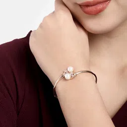 I Jewels Women Rose Gold-Plated Wraparound Bracelet image 1