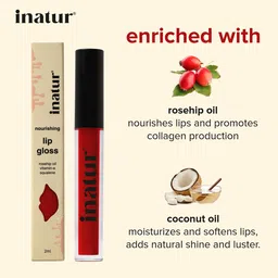 Inatur Lip Gloss Hottie 2 ml image 2