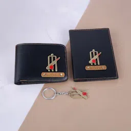 Personalized Cricket Edition Wallet And Passport Cover Combo-image-0