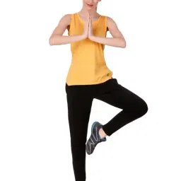 ALCIS Yellow Regular Fit Tank Top image 5