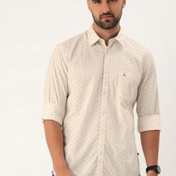 Parx Men Slim Fit Pure Cotton Printed Casual Shirt-picture-24