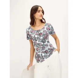 SALT Attire Multicolored Floral Top image 4