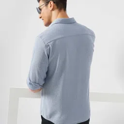 celio celio* Light Blue Regular Fit Shirt image 2