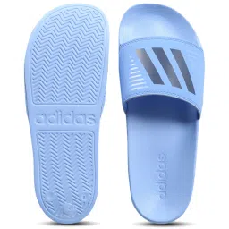 Adidas Men's CONTARO Blue Slides image 4