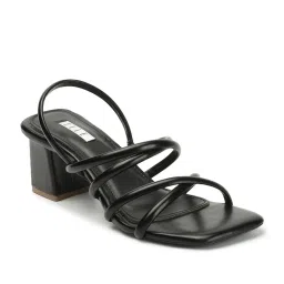 Elle Women's Black Sling Back Sandals image 2