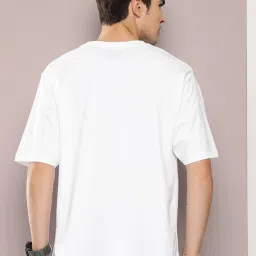 Dillinger White Cotton Loose Fit Printed T-Shirt image 2