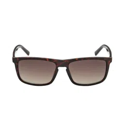 Guess GUS000255952GSG Brown UV Protected Rectangular Sunglasses for Men image 2