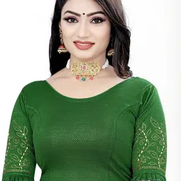 PU FASHION Women Embellished Readymade Saree Blouse-picture-13