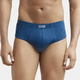 Jockey 1009 Men's Super Combed Cotton Rib Solid Brief with Stay Fresh Properties (Pack of 2) image 2