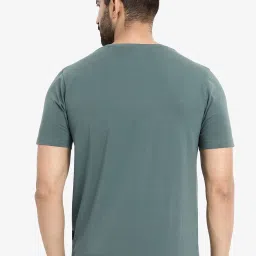 Rare Rabbit Teal Regular Fit Graphic T-Shirt image 2