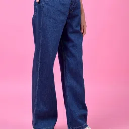 Crimsoune Club Girls Blue Cotton Jeans image 4